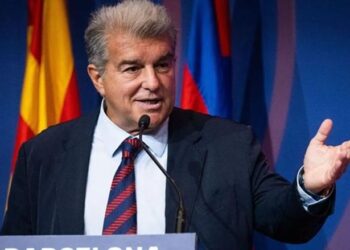 خوان لابورتا رئيس برشلونة