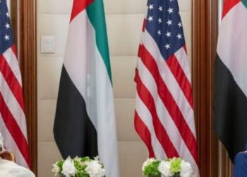 الرئيس الاماراتي والرئيس الامريكي