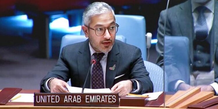 🟨 الأمارات من نيويورك تدعو لتشكيل حكومة مدنية بالسودان وايصال المساعدات