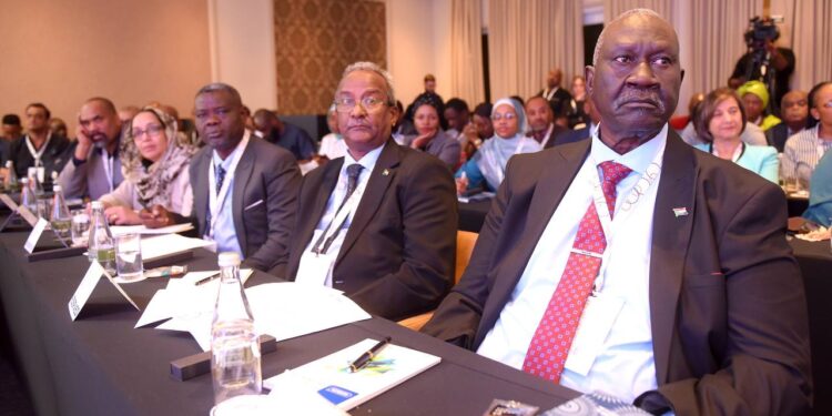 مالك عقار بمؤتمر الأمن والسلام