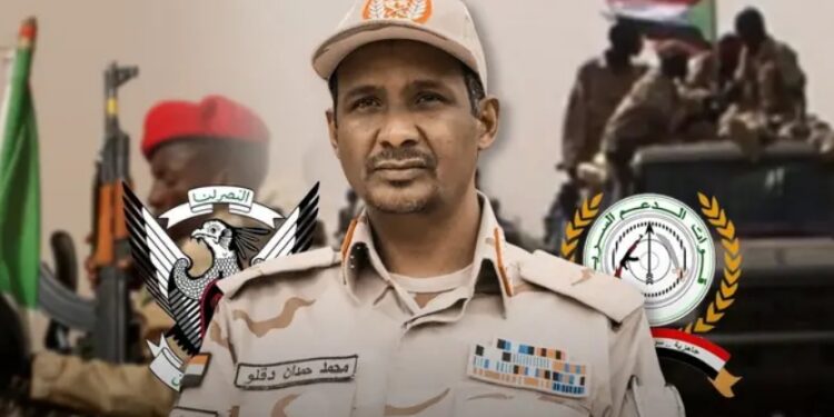 قائد قوات الدعم السريع الفريق أول محمد حمدان دقلو