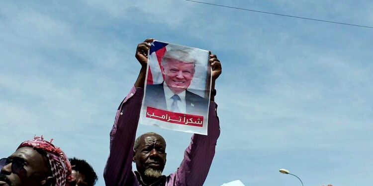 مواطن سوداني يشكر ترامب