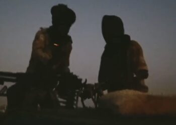 لحظة ااستهداف افراد من الدعم السريع للغواصات